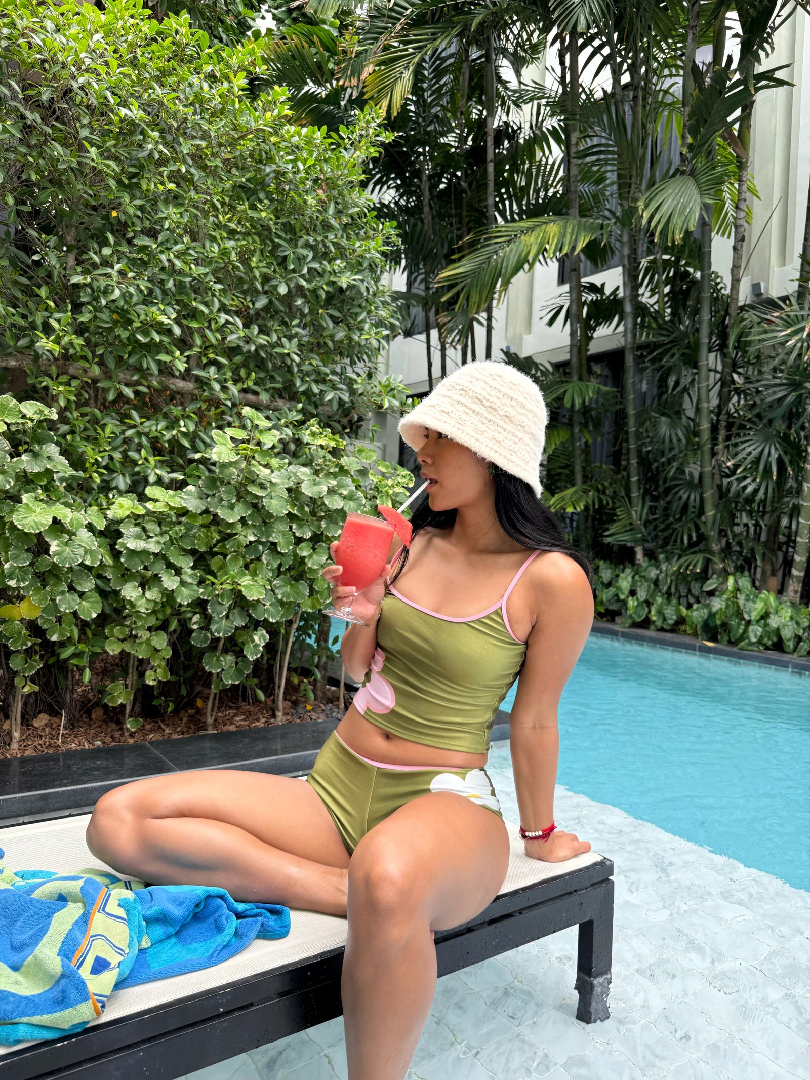 Floral Ivy Bikini Tank Top